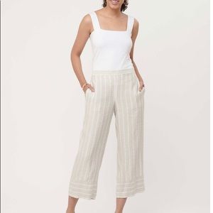 Loft wide leg linen pants